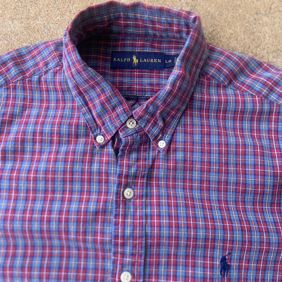 Men’s Polo Ralph Lauren Button Down Shirt Sz. Large - Picture 2 of 3